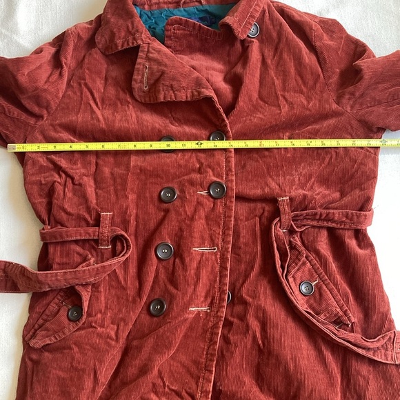 BODEN | Rust Corduroy Trench Coat - Picture 16 of 16